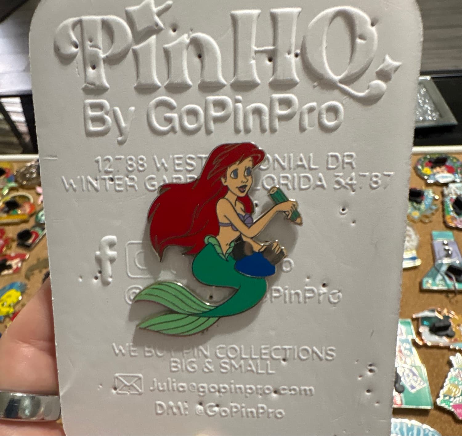 Japan - Ariel - Character Sketch Series - 25th Anniversary - TDR front