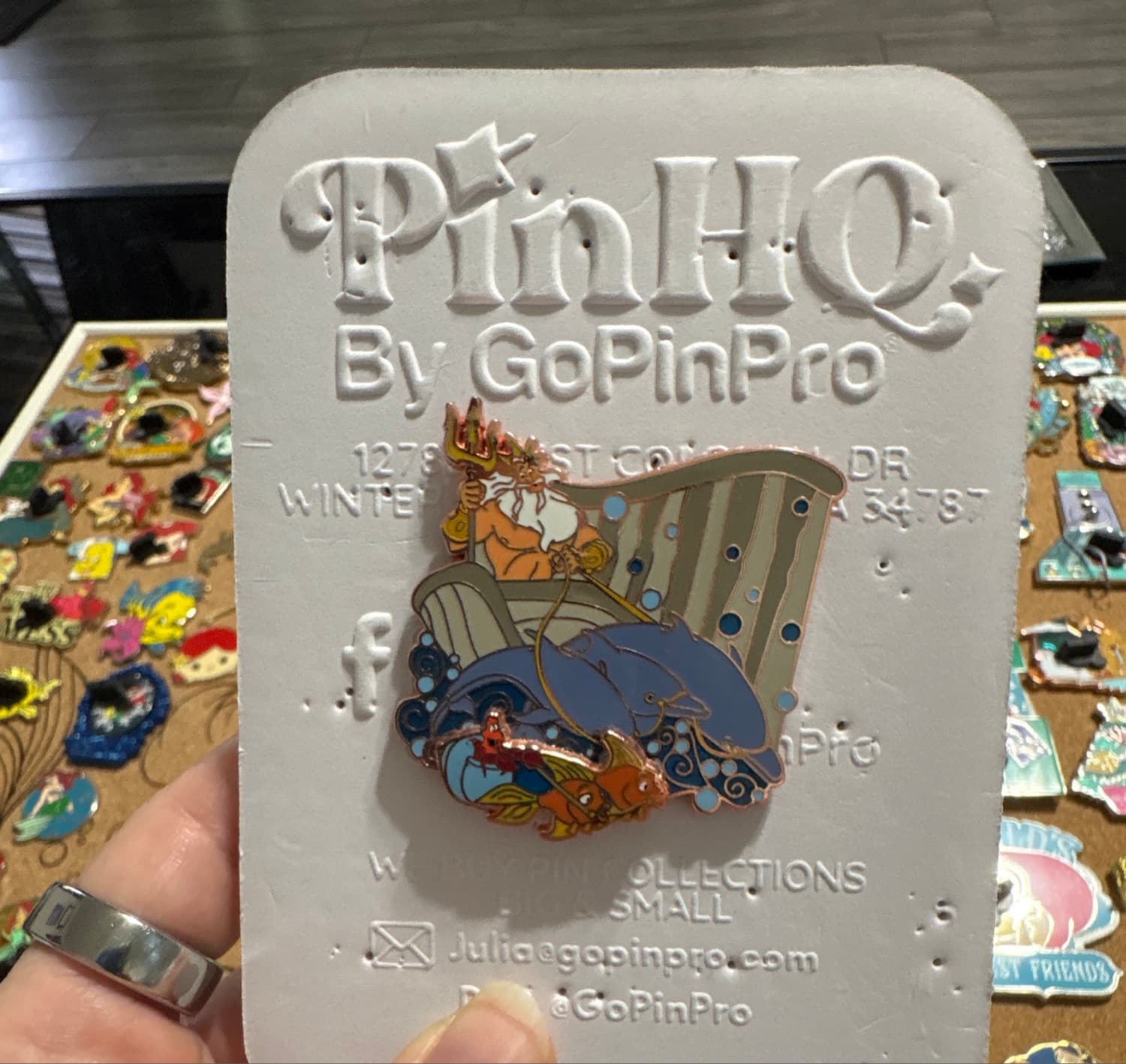 King Triton and Sebastian - The Little Mermaid - 30th Anniversary front