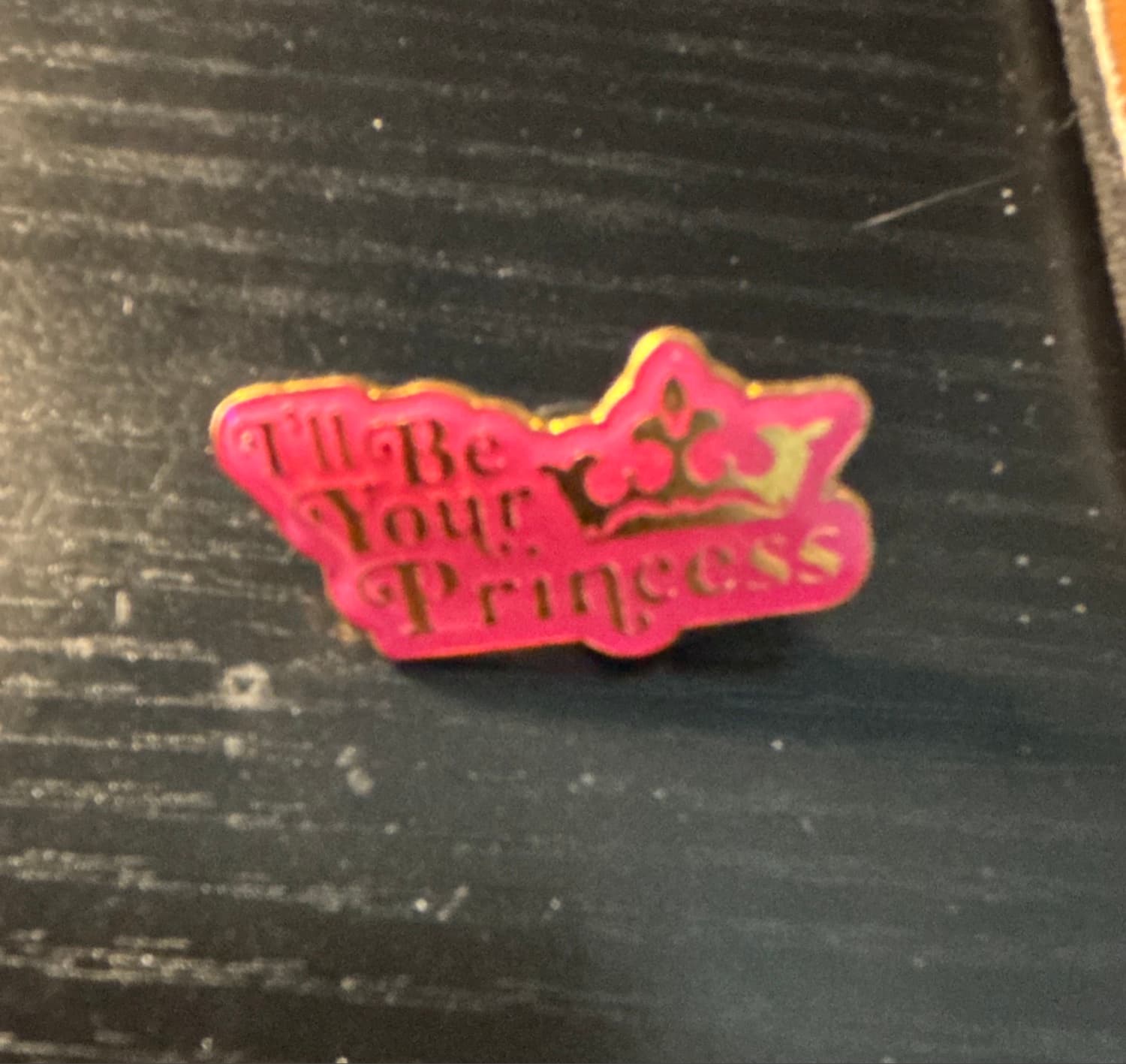 Disney Parks Couples - I'll Be Your Princess Pin front