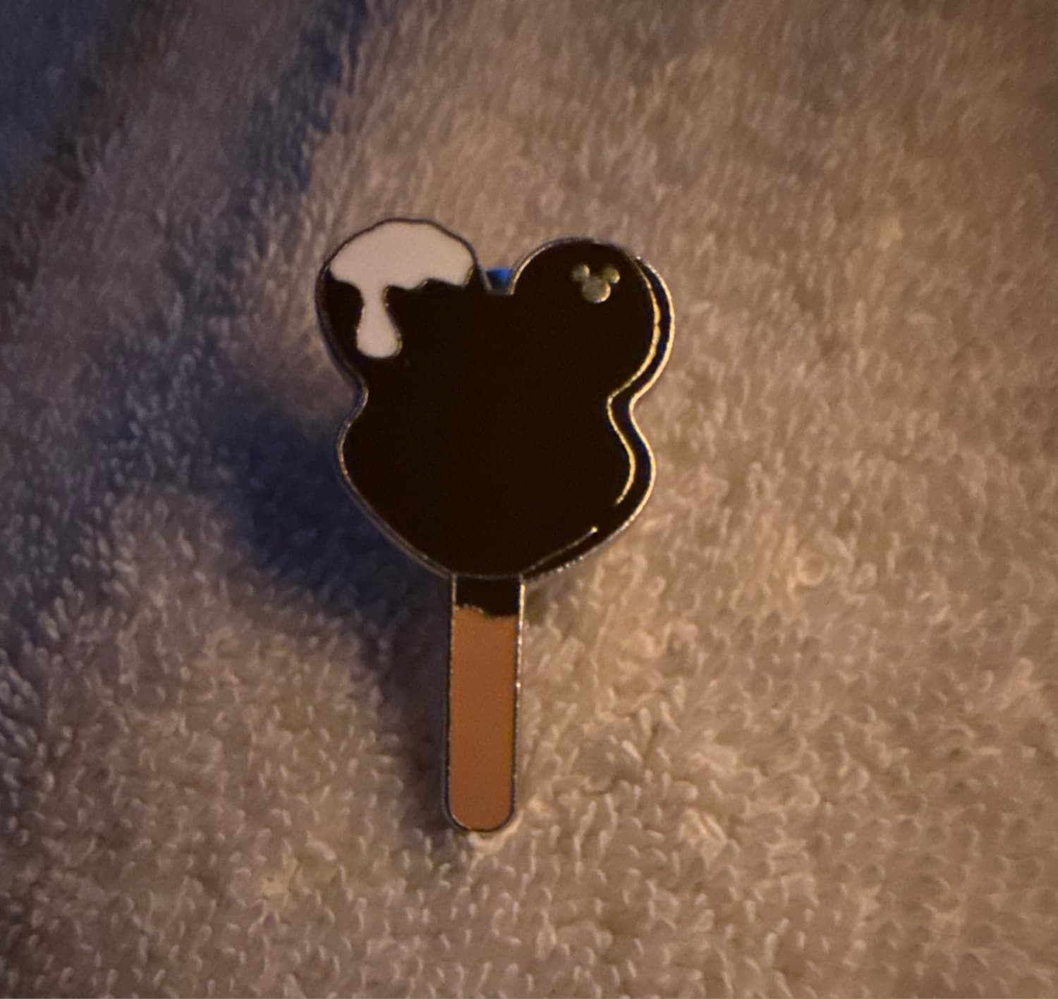 Chocolate Covered Mickey Ice Cream Bar Hidden Mickey Pin front