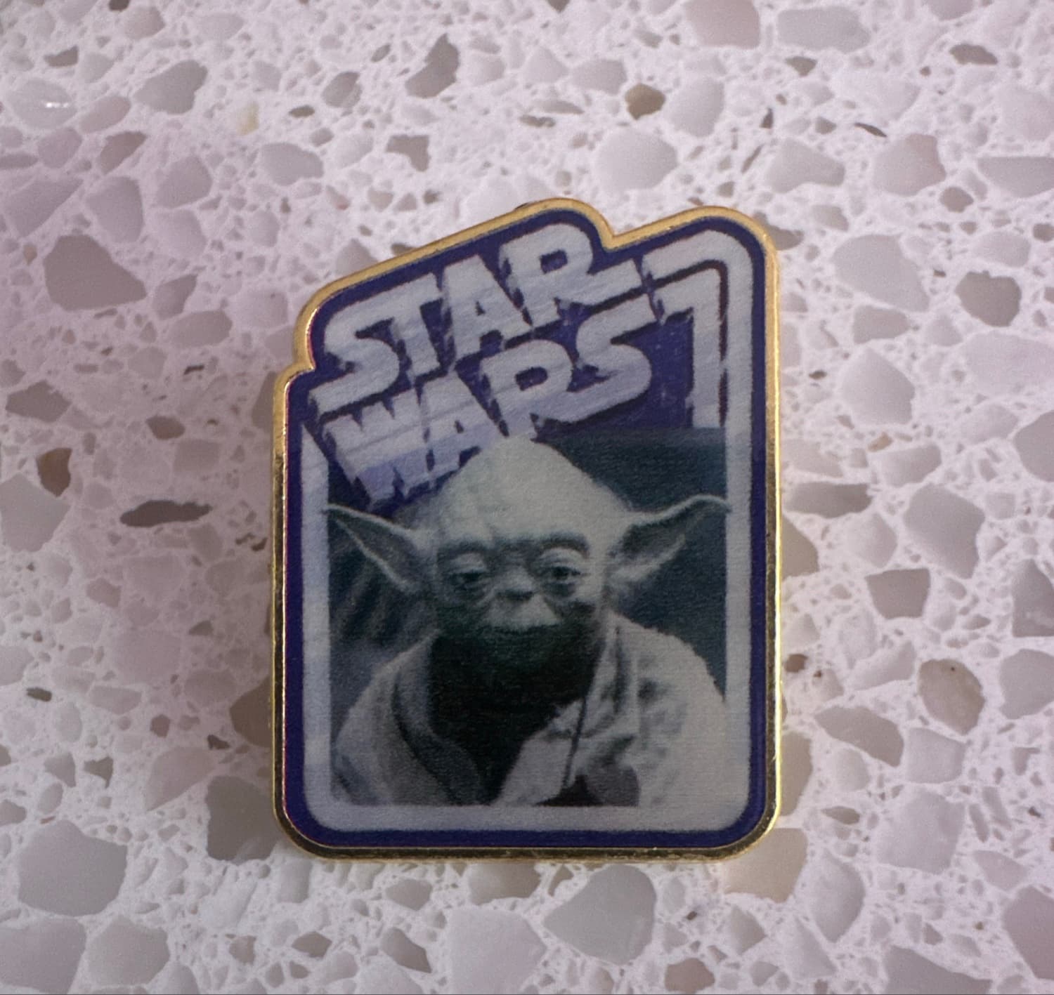 Star Wars Classic Trilogy Yoda Stamp Pin front