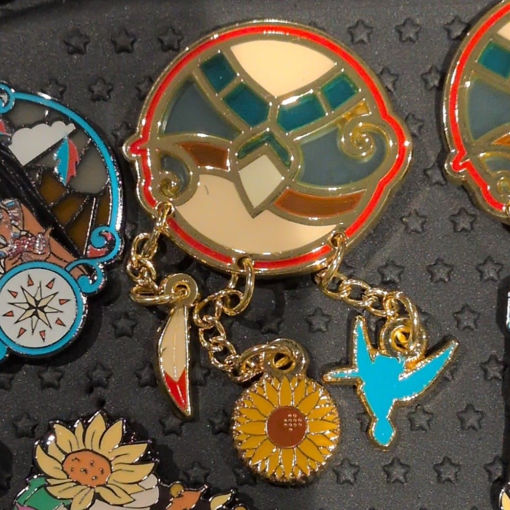 Princess Stained Dangling Charms - Pocahontas front