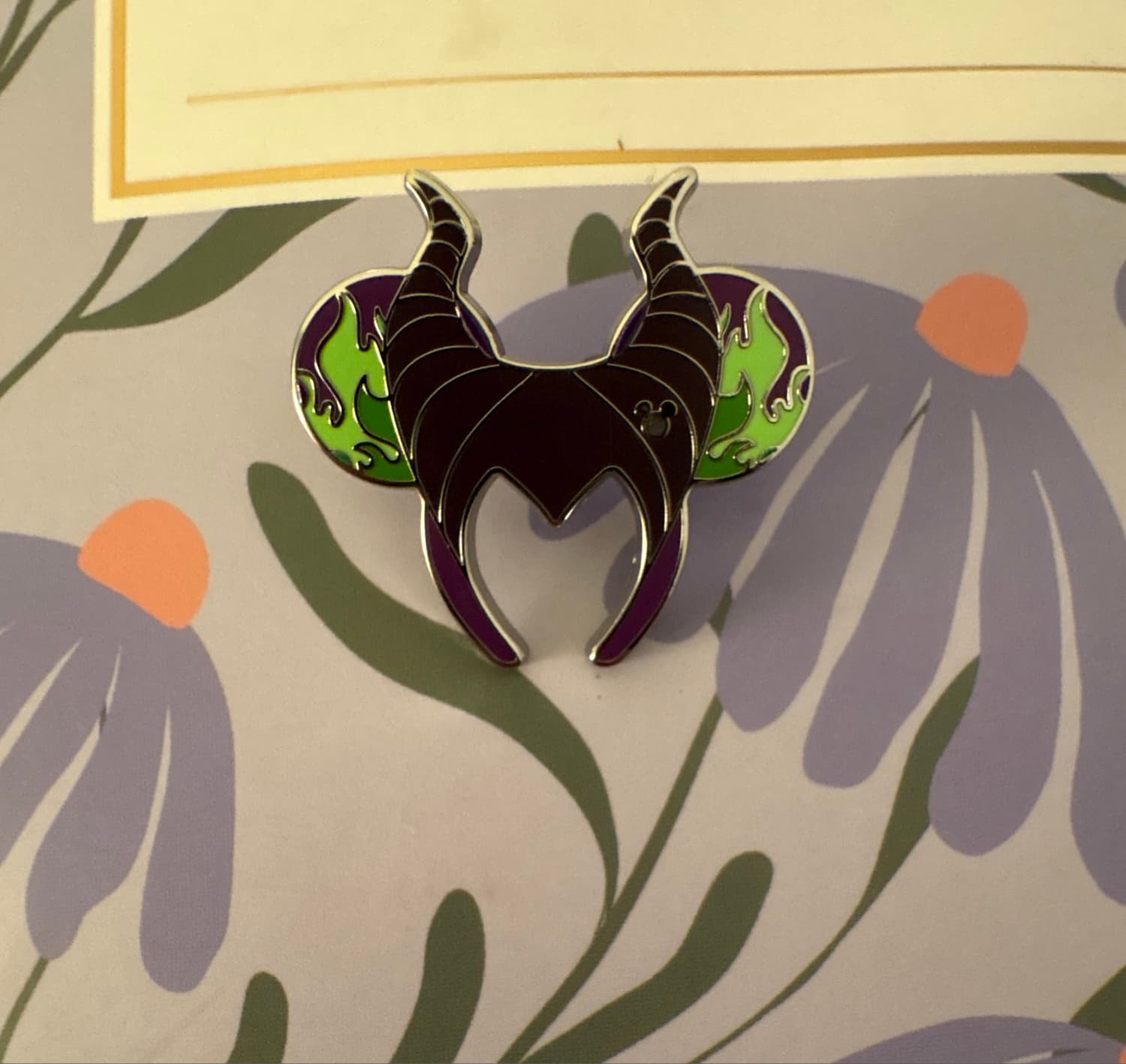 Hidden Disney 2026: Ear Headbands Pin - Maleficent front