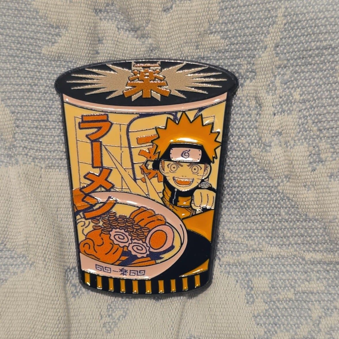Naruto Shippuden Chibi Ramen Cup Enamel Pin front