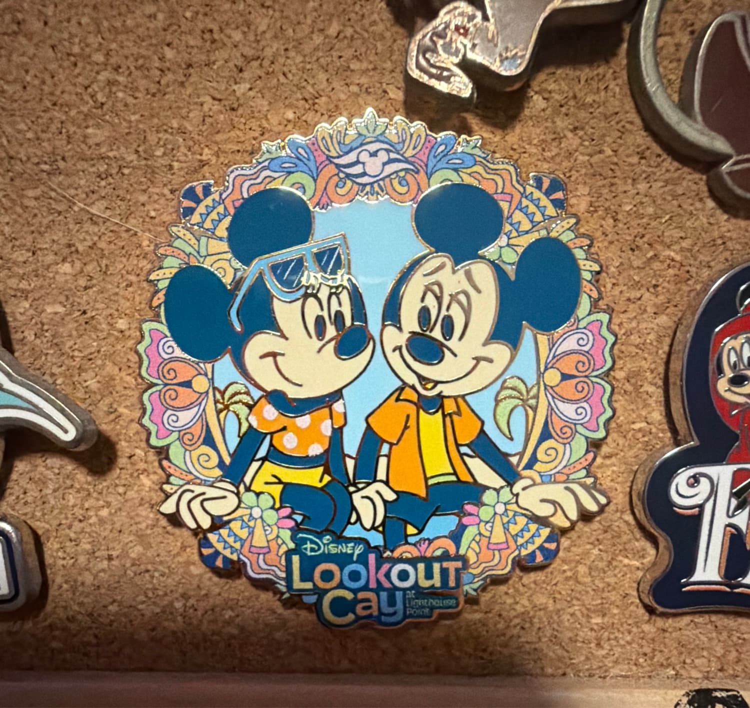 Mickey and Minnie at Lookout Cay front