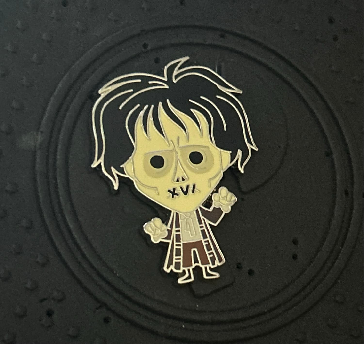 Haunted Mansion Singing Bust (with 'XVI' on chest) - Disney Parks 2023 Mystery Pin Collection front