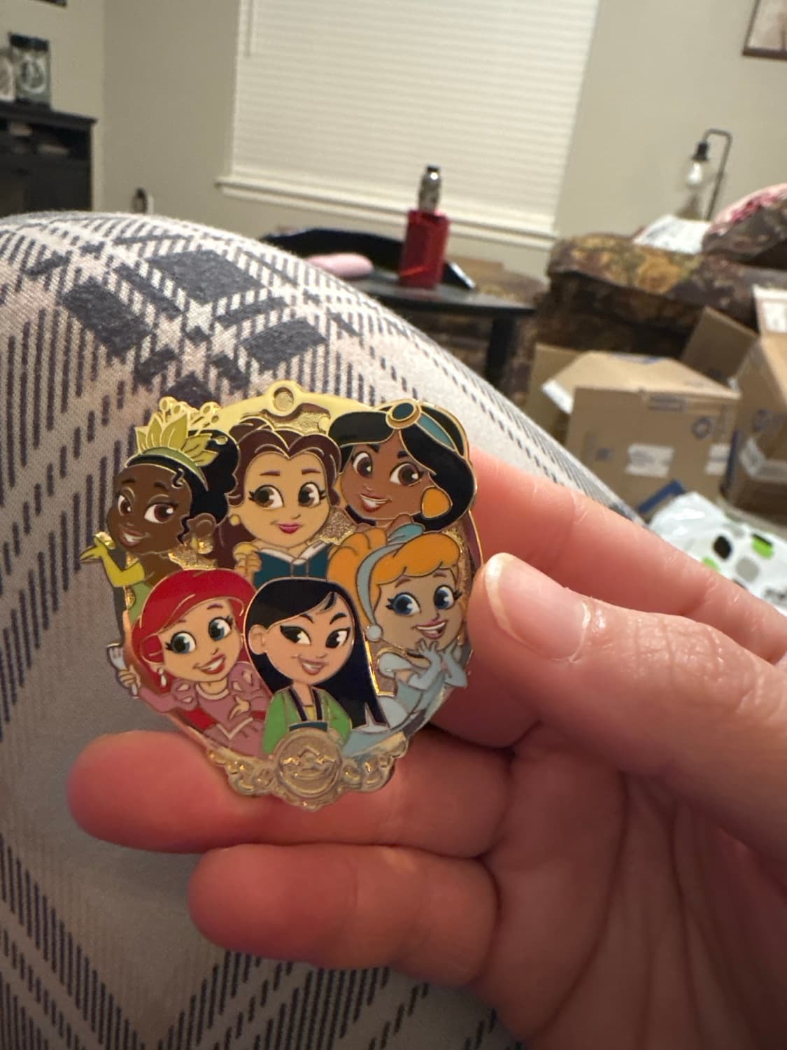 Tiana, Belle, Jasmine, Ariel, Mulan and Cinderella - Princesses front