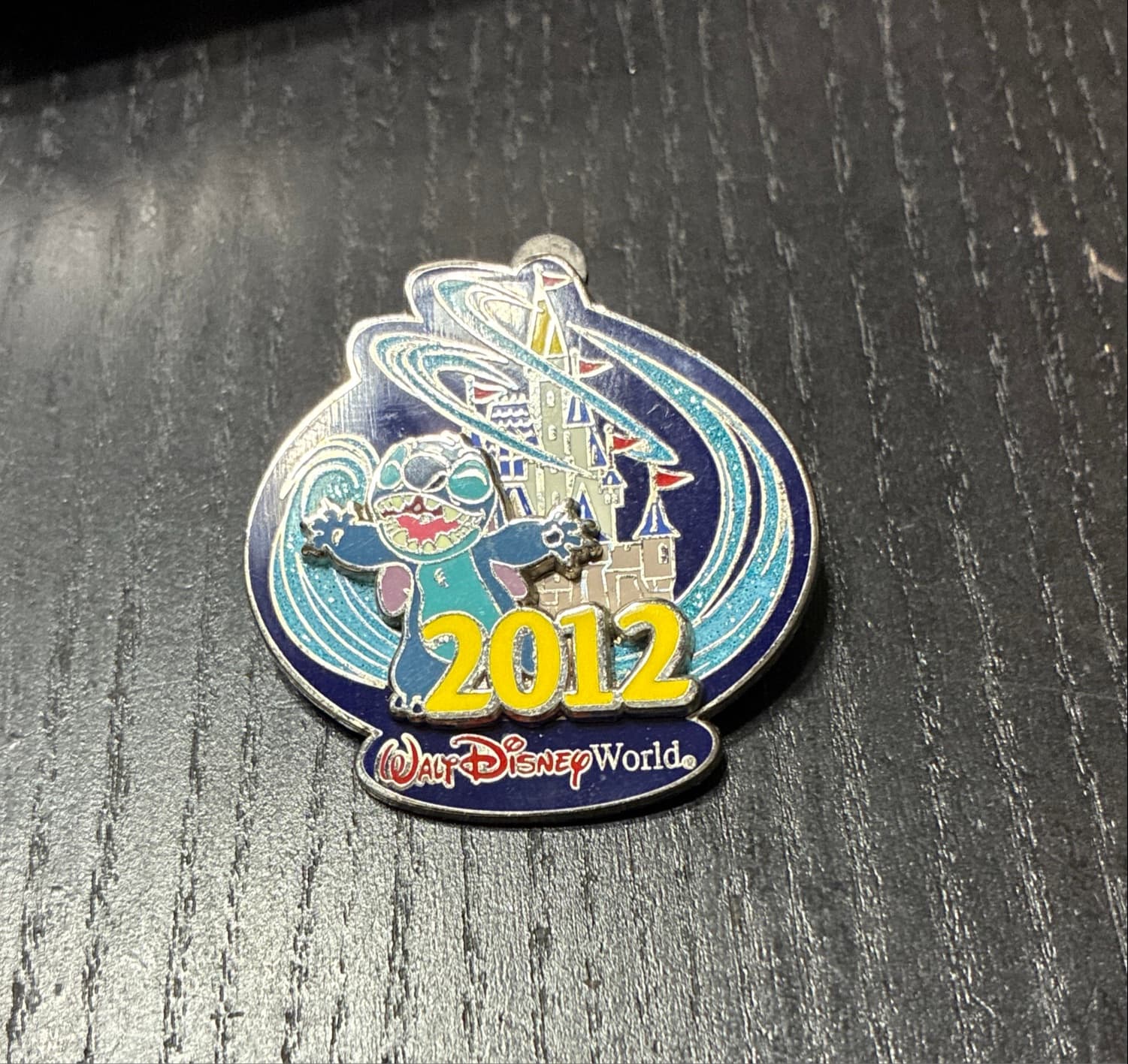 Walt Disney World 2012 Cinderella Castle Stitch Pin front