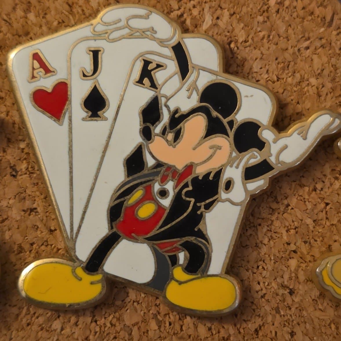 Mickey Mouse Magician with Playing Cards (Ace of Hearts, Jack of Spades, King of Clubs) front