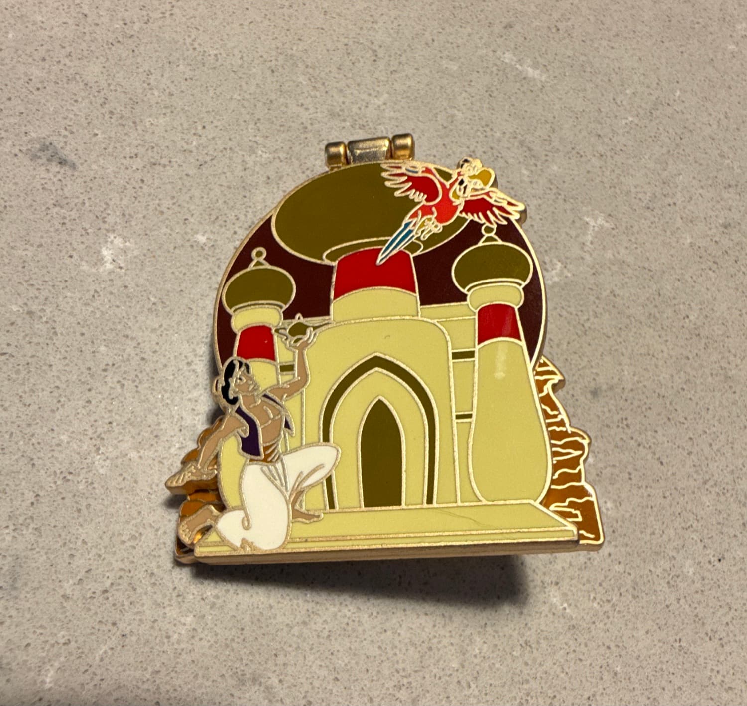 Aladdin Halloween Trick or Treat Hinged Pin front