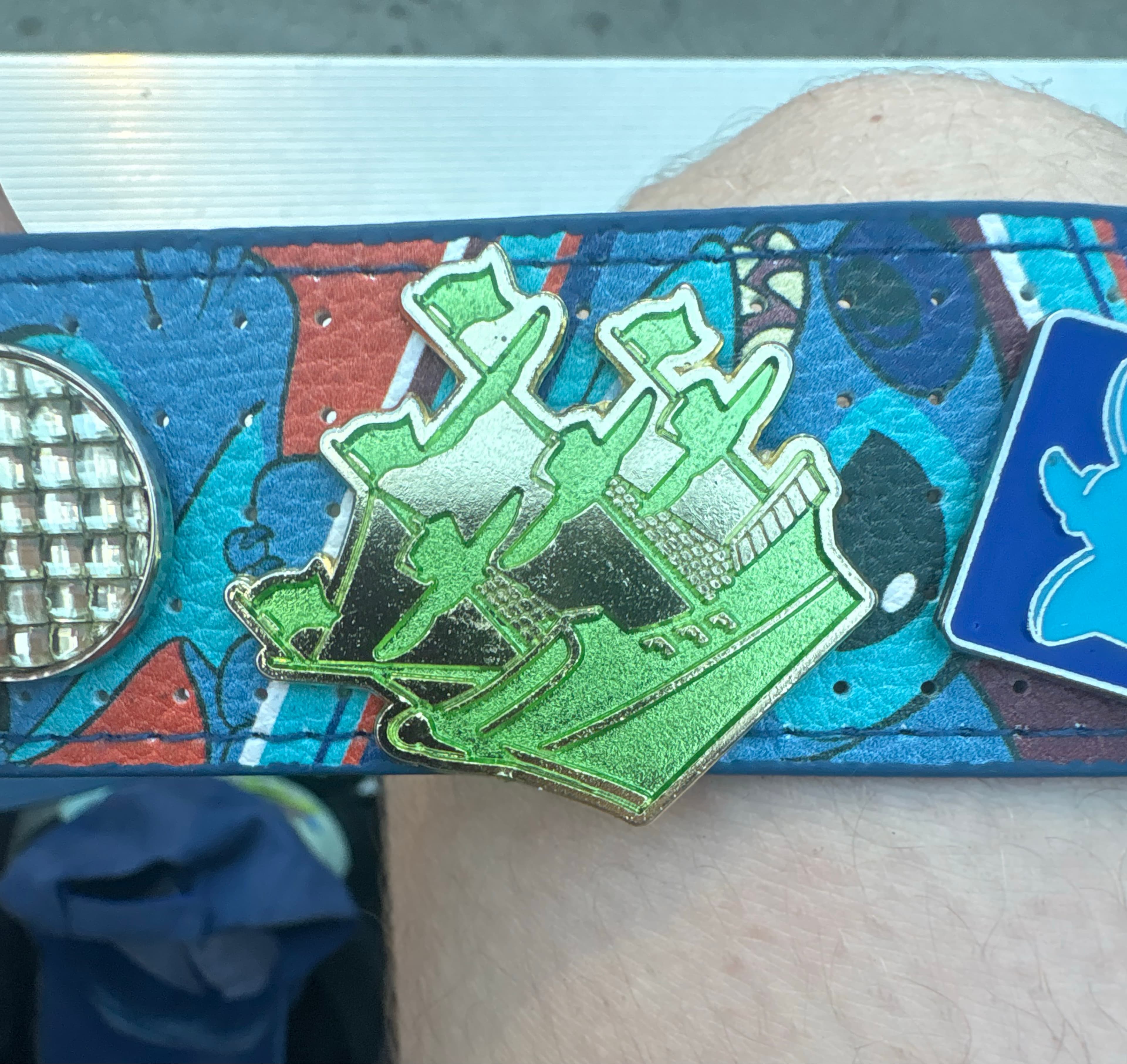 Green Pirate Ship front