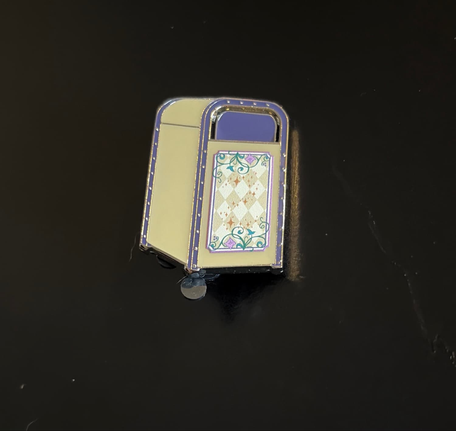 Fantasyland Trash Can Pin front