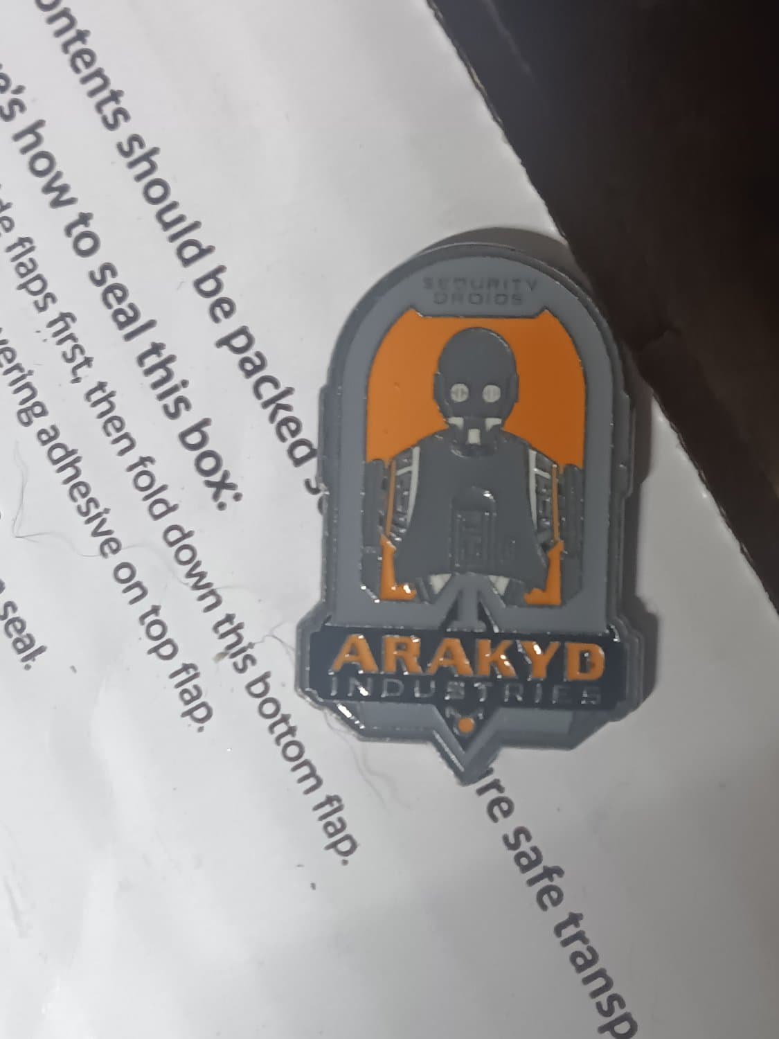 K-2SO - Security Droid - Arakyd Industries front