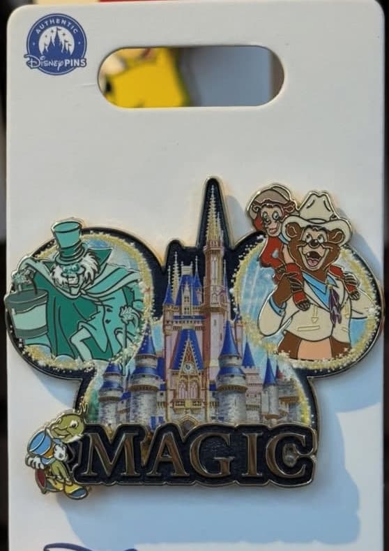 2026 Magic Kingdom Hatbox Ghost and Country Bear Jamboree Pin front