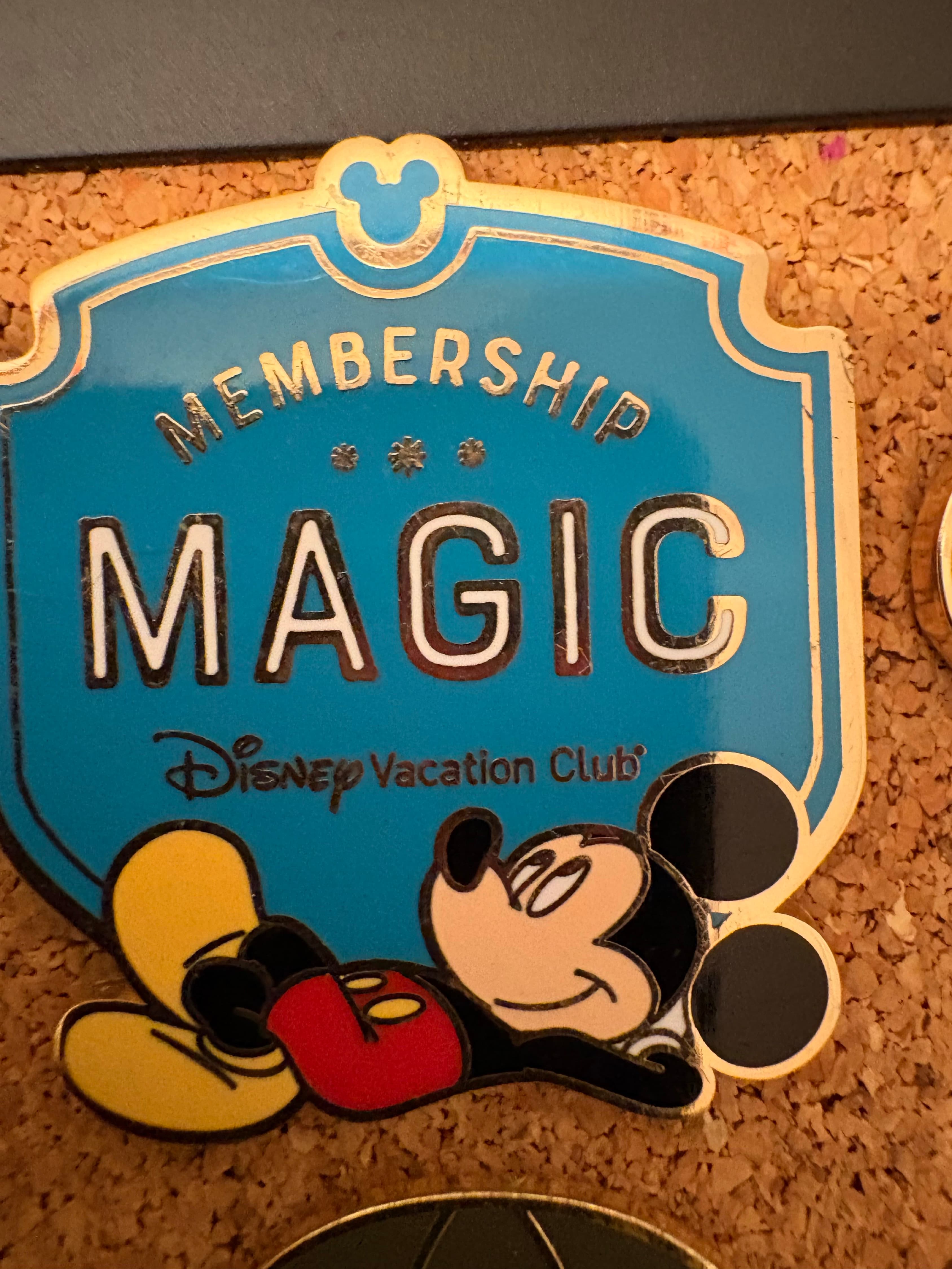 Mickey Mouse Membership Magic Disney Vacation Club Pin front