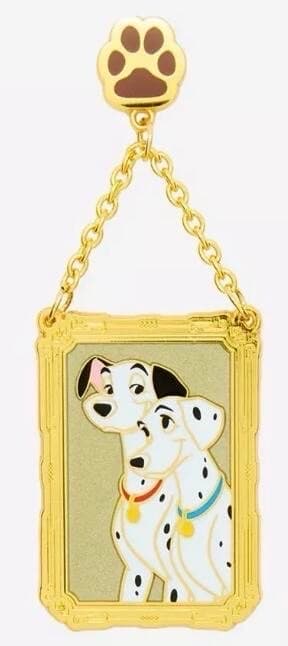Pongo and Perdita - BoxLunch - 101 Dalmatians Picture Frame Dangle Mystery Collection front