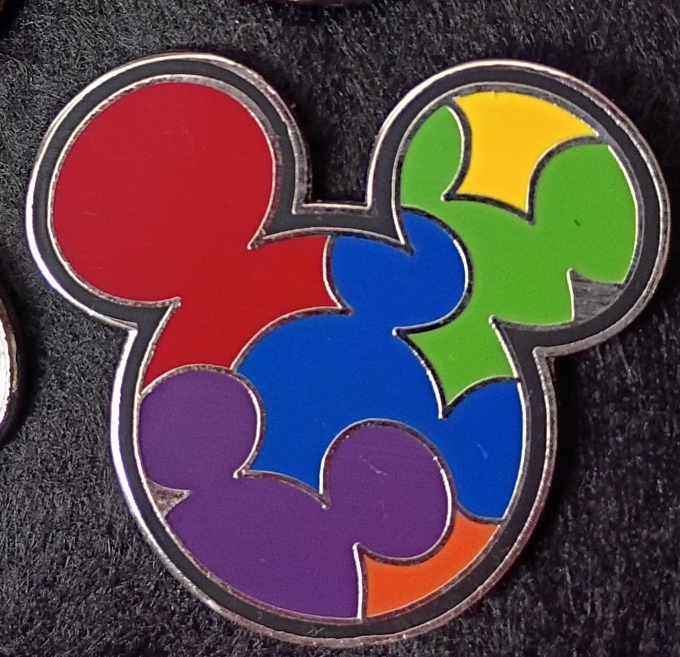 Disney Rainbow Mickey Mouse Icon front