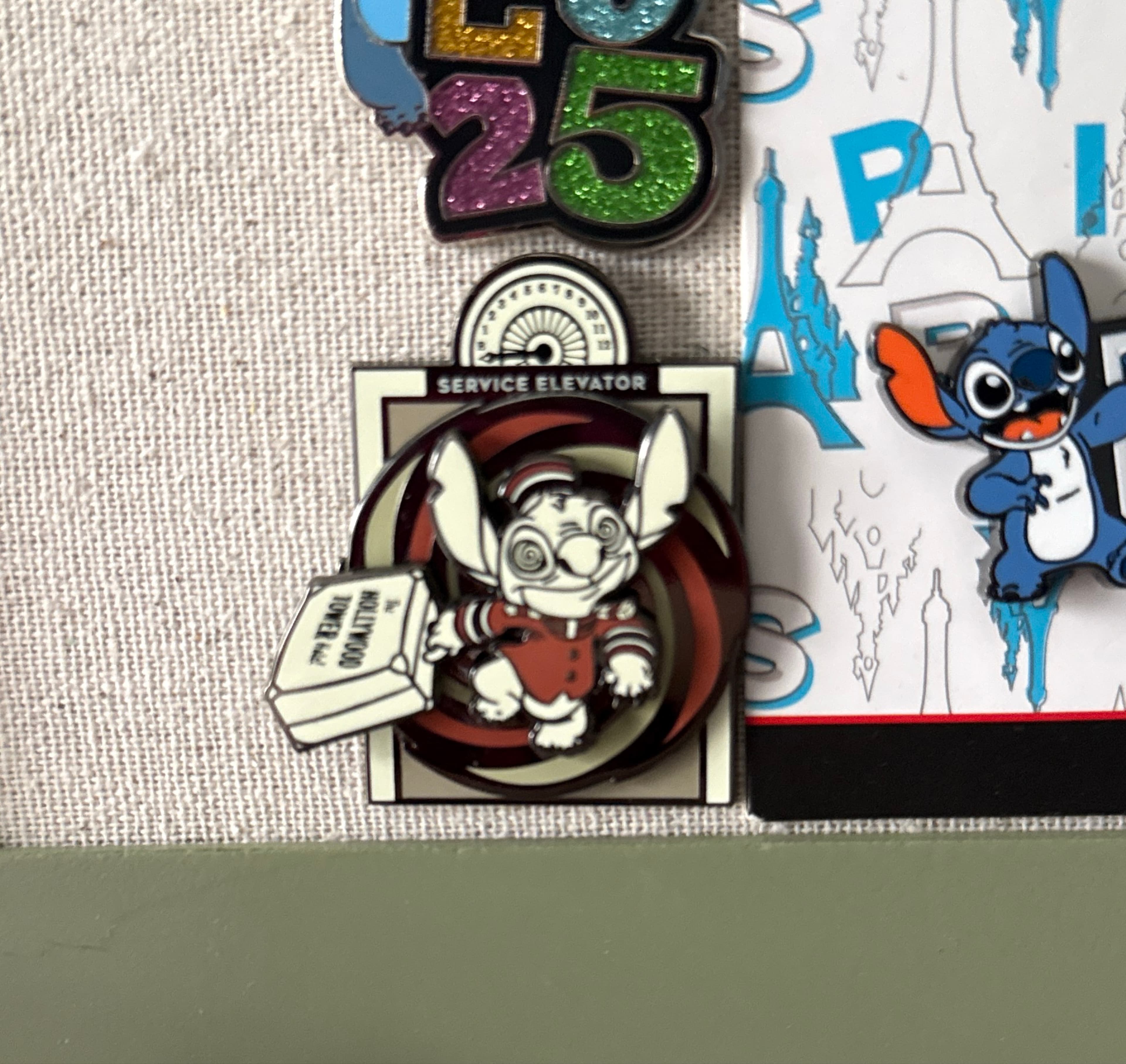 Stitch as Bellhop - Hollywood Tower Hotel - Service Elevator front