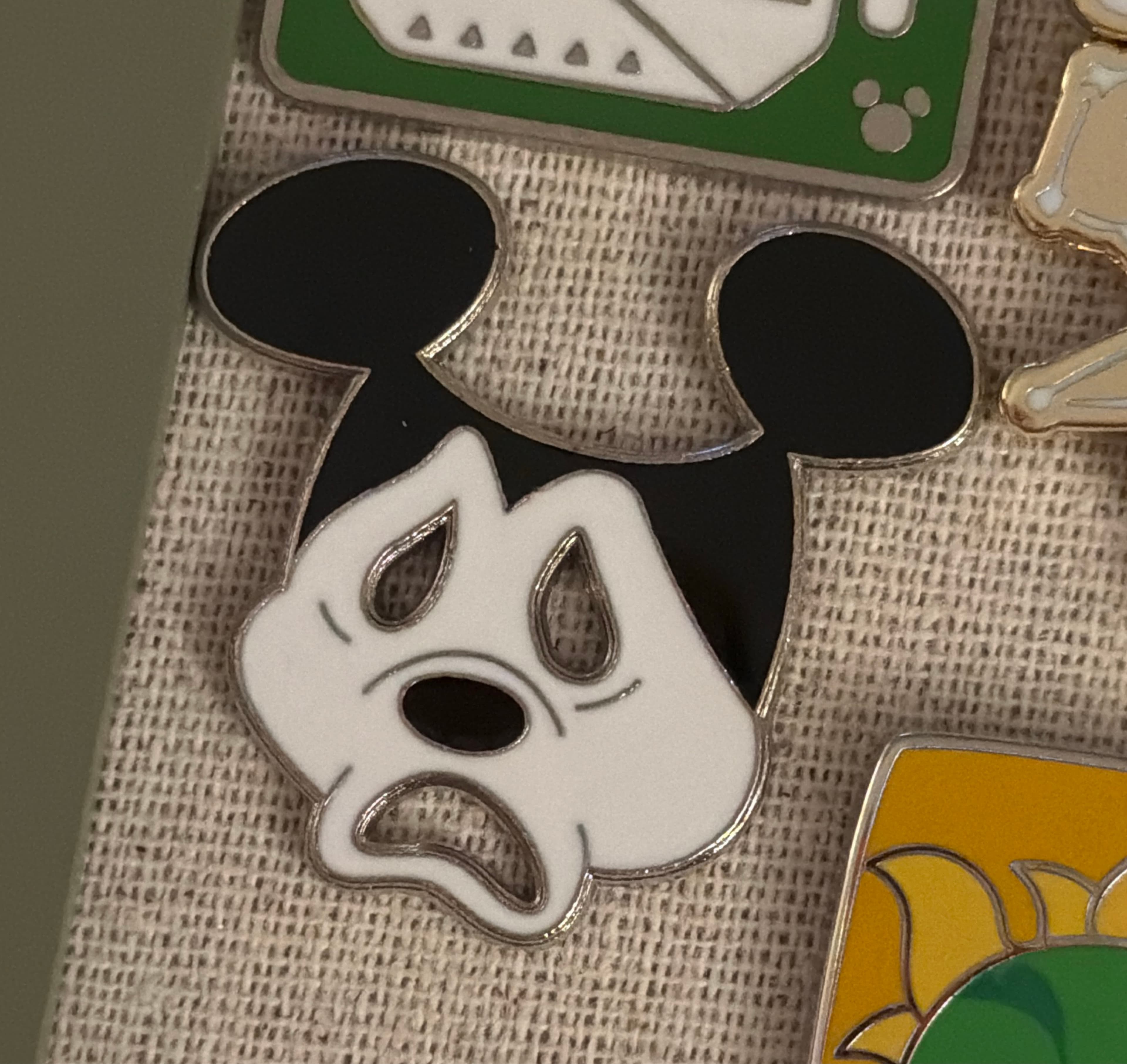 Mickey Mouse Tragedy Mask - Comedy and Tragedy Mickey Theatre Mask Set front