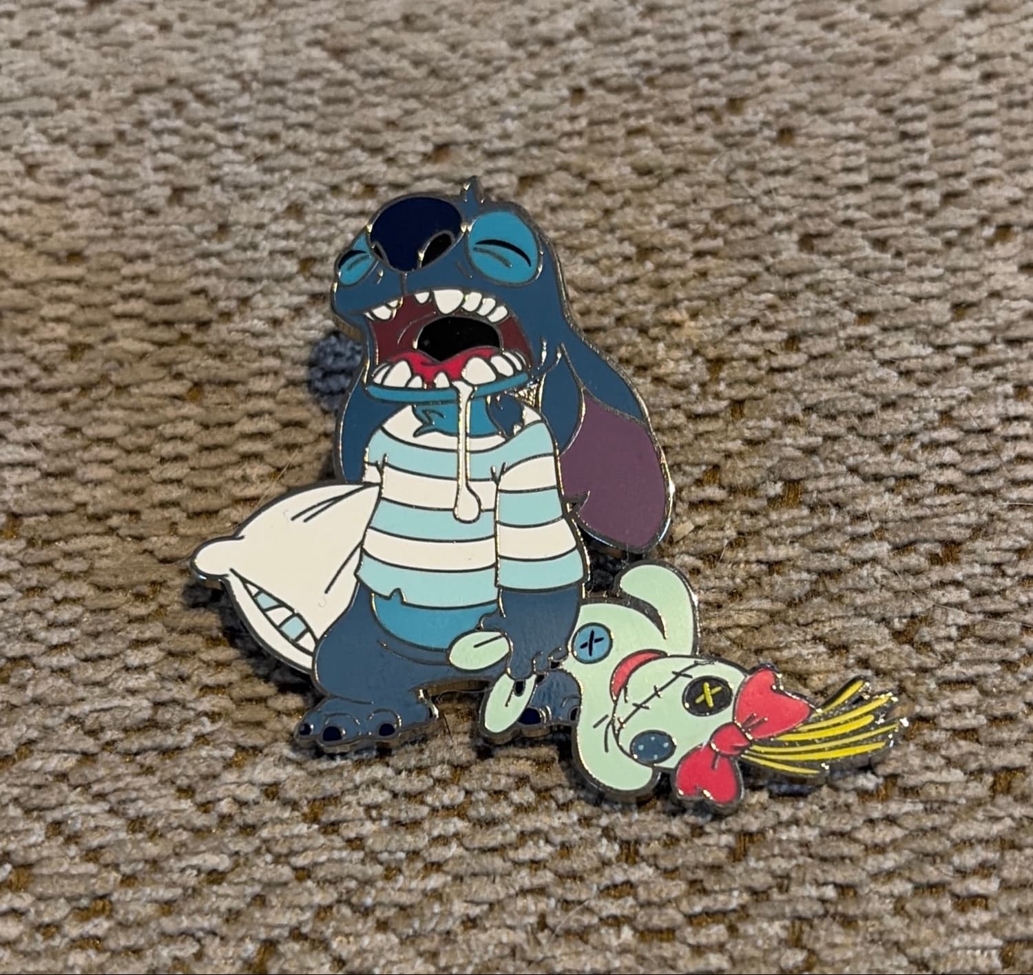 Sleepy Stitch with Pillow and Scrump front