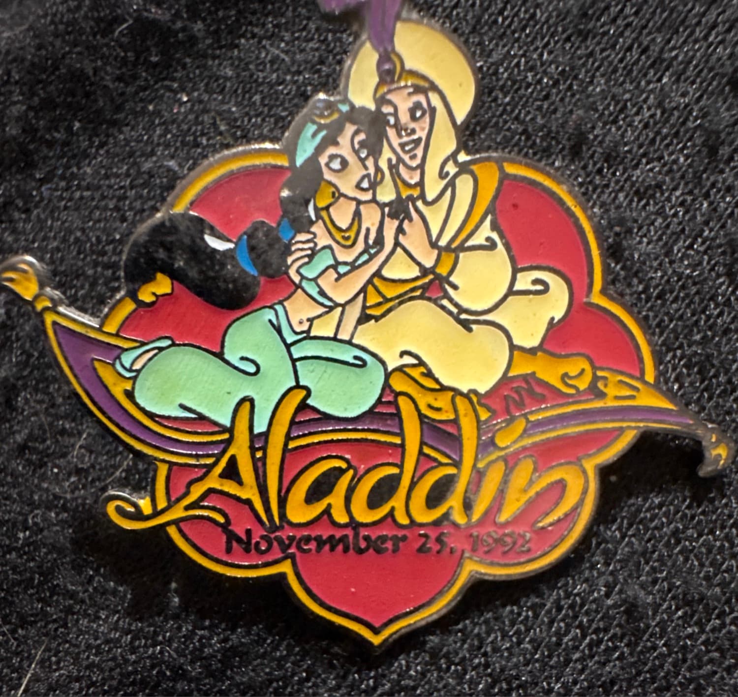 Aladdin Countdown to the Millennium Pin #38 front