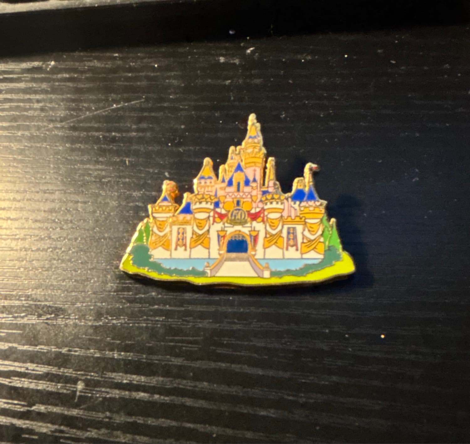 Disneyland 50th Anniversary - Happiest Homecoming on Earth - Sleeping Beauty Castle Pin front