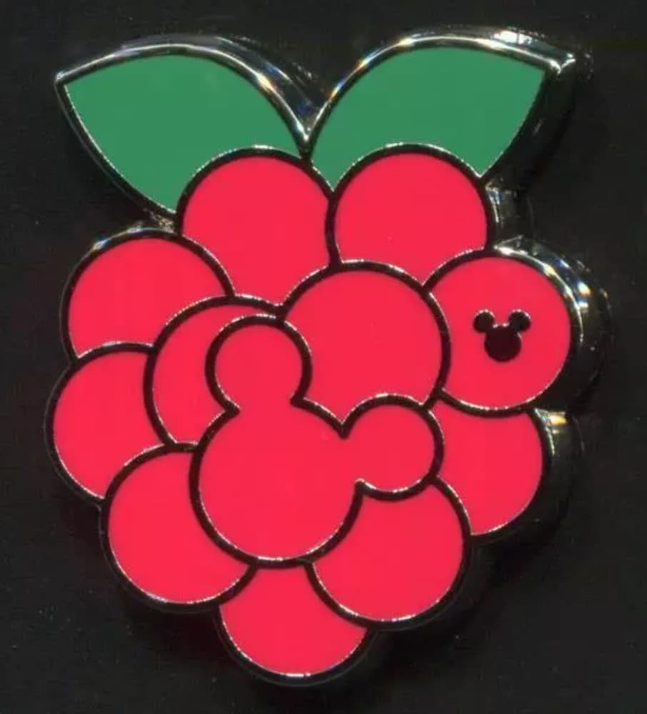 Hidden Mickey 2017 WDW - Fruits - Raspberry Completer front