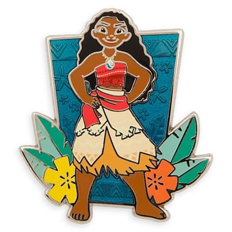 Disney Store - Moana Limited Edition Four Pin Set - Moana ONLY front