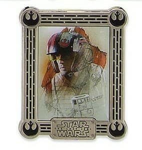 Star Wars The Last Jedi Mystery Pin - Poe Dameron front