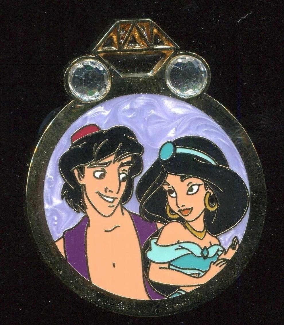 Disney Couples Reveal / Conceal Mystery Set - Aladdin and Jasmine front