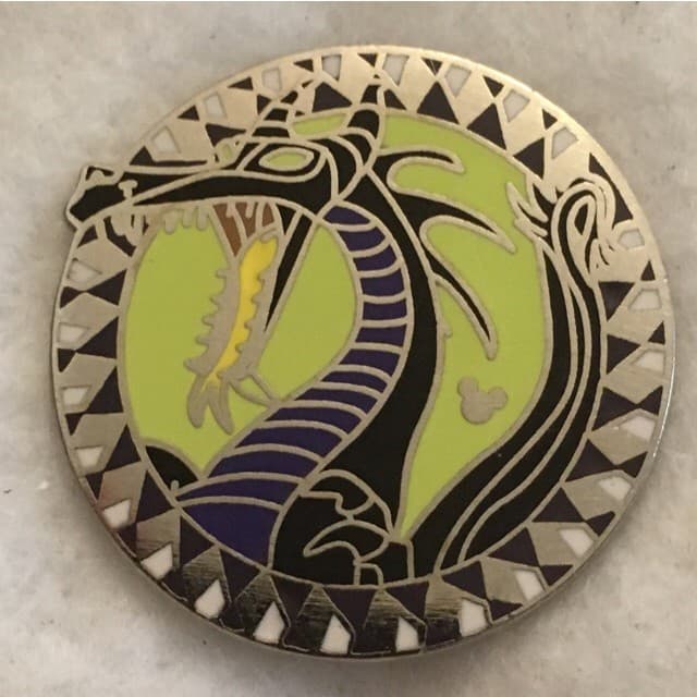 Hidden Mickey 2007 DLR - Dragons - Maleficent front