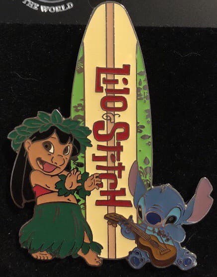 Lilo & Stitch with Surfboard front
