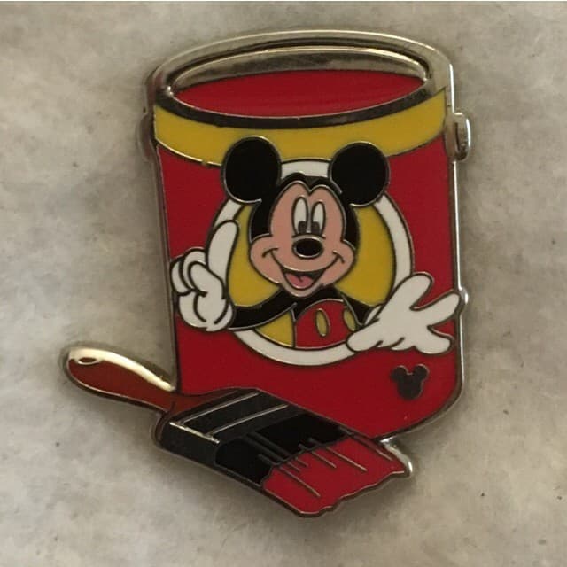 Hidden Mickey 2012 WDW - Paint Cans - Mickey Mouse front