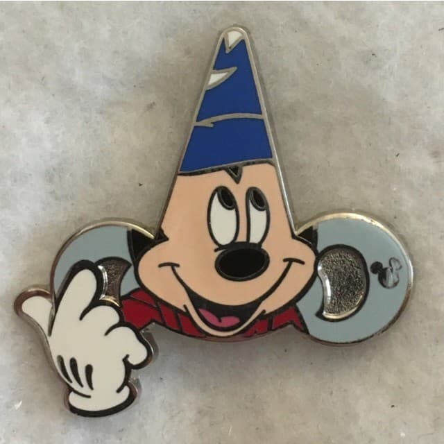 Hidden Mickey 2013 WDW - Park Icons - Sorcerer Mickey Hat front