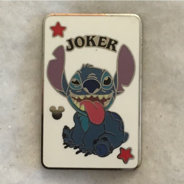 Hidden Mickey 2014 DLR - Playing Cards - Stitch front