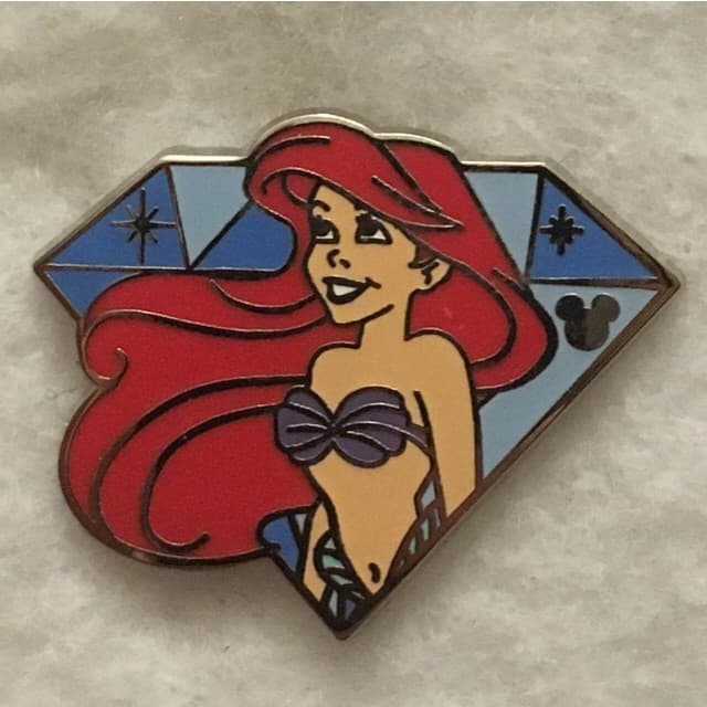 Hidden Mickey 2015 DLR - Diamond Characters - Ariel front