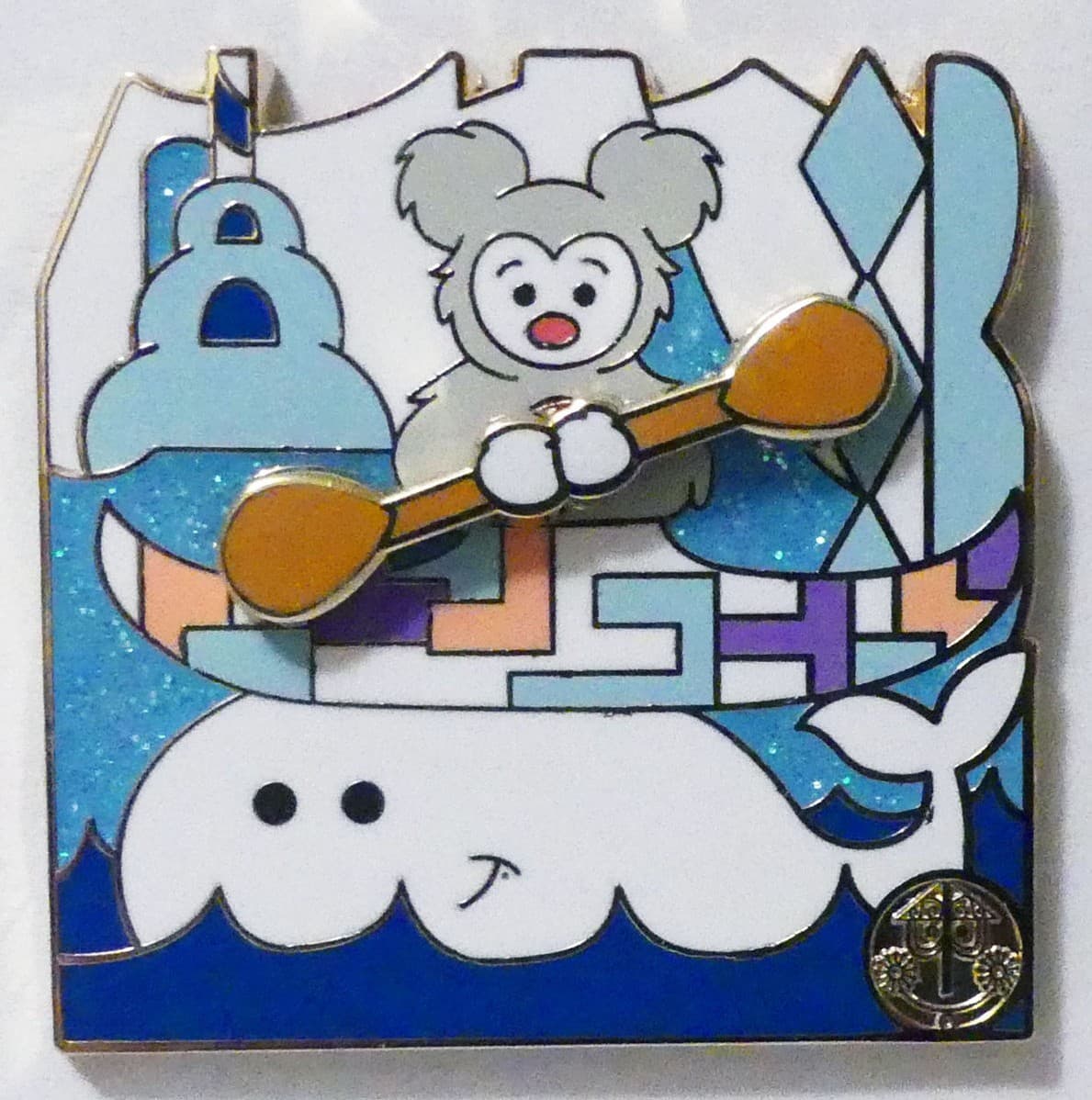 50 Years at Disneyland Park - it's a small world - Mystery Set - Whale-Polar Bear CHASER front