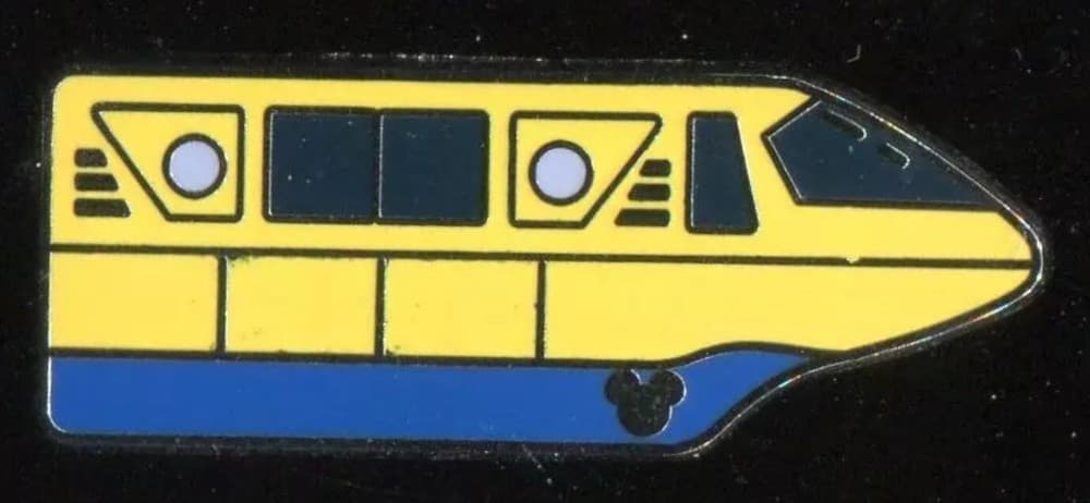 Hidden Mickey 2011 DLR - Monorails - Finding Nemo Completer front