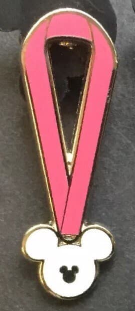 Hidden Mickey 2010 WDW - Lanyards - Pink front