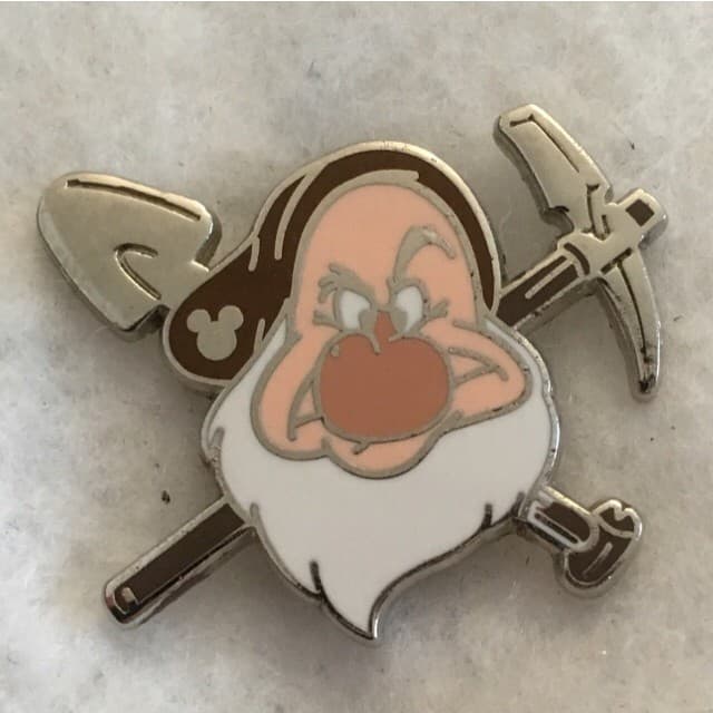 Hidden Mickey 2014 WDW - The Seven Dwarfs - Grumpy front