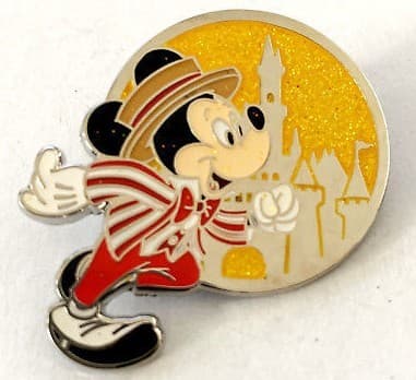 Celebrate Mickey Mouse Party Mystery Pin - Dapper Mickey Mouse front