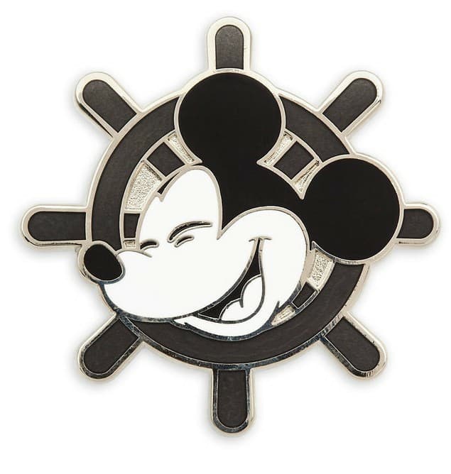 Monthly Mickey Mouse Memories Pin - January - Mickey Mouse Face and Wheel front