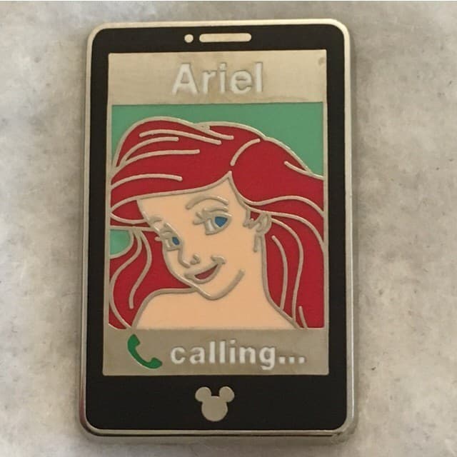 Hidden Mickey 2014 WDW - Phones - Ariel front