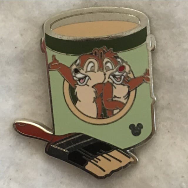 Hidden Mickey 2012 WDW - Paint Cans - Chip & Dale front
