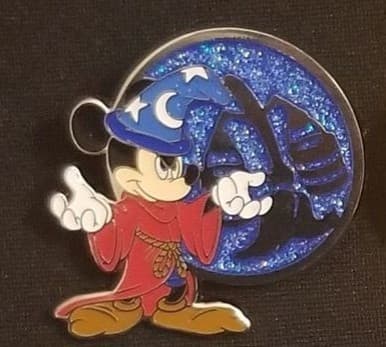 Celebrate Mickey Mouse Party Mystery Pin - Sorcerer Mickey Mouse front