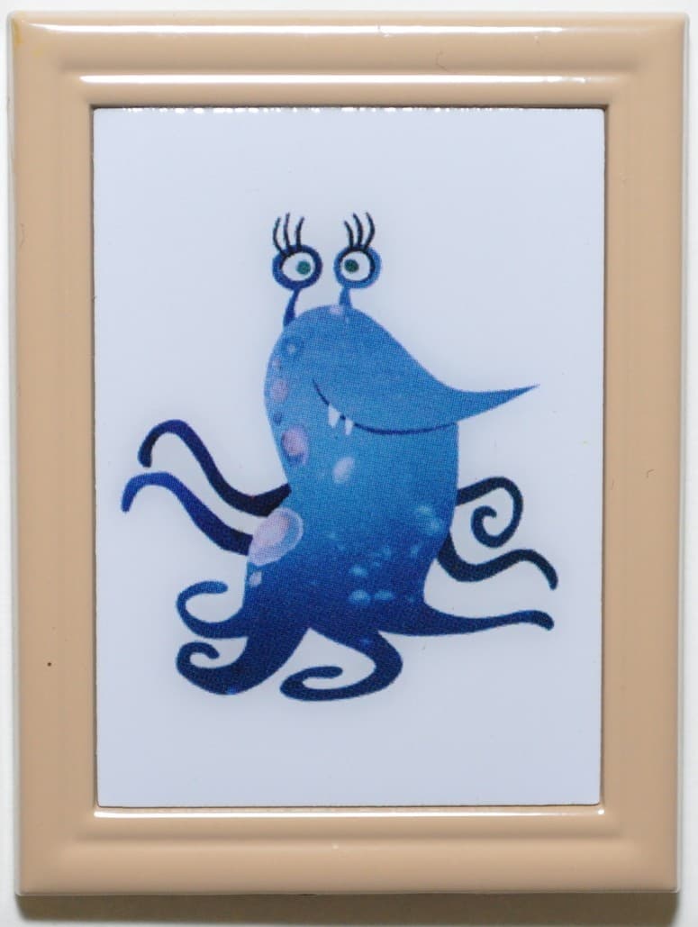 Pixar Animation Studios Framed Set - Monster's Inc - Blue Monster front