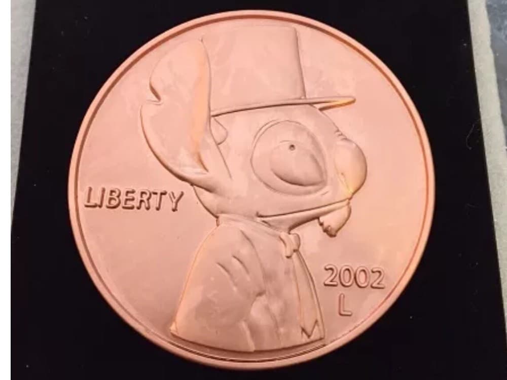 Stitch as Abraham Lincoln front