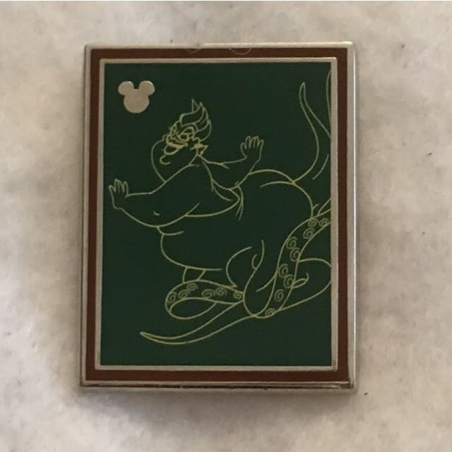 Hidden Mickey 2014 DLR - Chalk Sketches - Ursula front