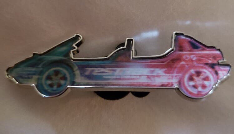 Lenticular Test Track Car front