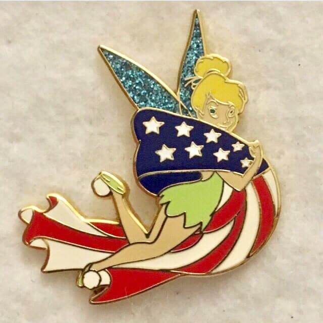 Patriotic Tinker Bell - American Flag front